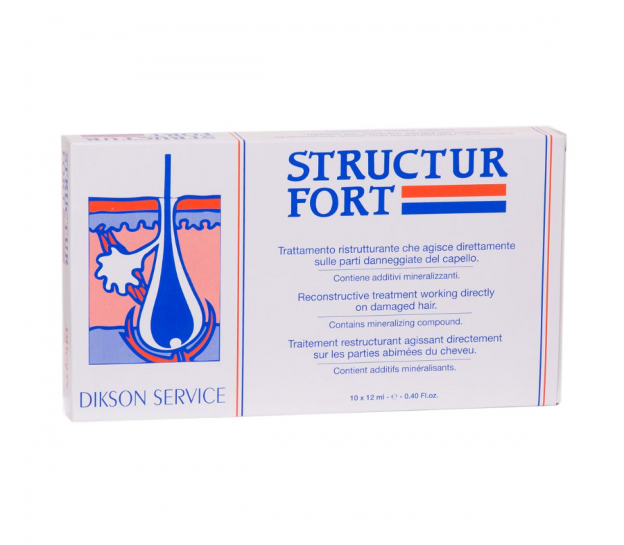 Structur Fort - Ампульное средство для восстановления безжизненных, посеченных волос