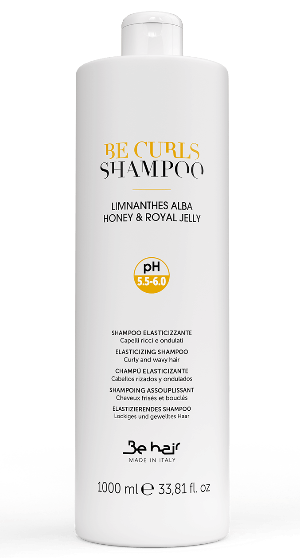 BE CURLS ELASTIZING SHAMPOO curly & wavy hair 1000 ml