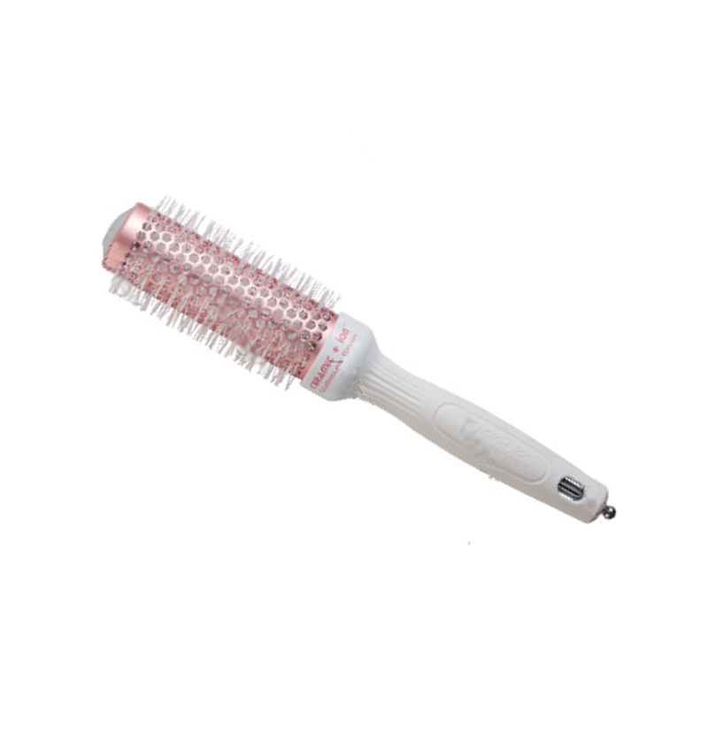Термобрашинг Olivia Garden Ceramic+Ion (35мм, бело-розовый)